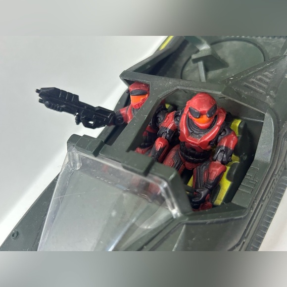 Halo - 2003 Joyride / Bungie - Warthog w/ 2 Red Spartans & 1 Assault Rifle 🔘🪖 - Picture 10 of 14